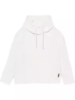 Худи оверсайз с кулиской и монограммой MARC JACOBS, белый