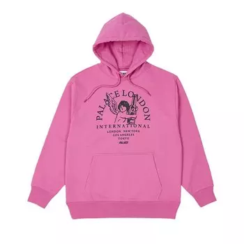 Худи Palace International Hood Shock Pink, розовый