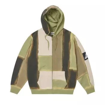 Худи Palace Patch Me Up Zip Hood Multi Khaki, желто-коричневый