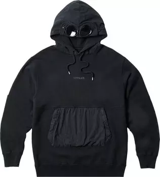 Худи Palace x C.P. Company Goggle Hoodie 'Black', черный
