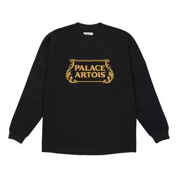 Худи PALACE x Stella Artois Crossover Casual Alphabet Long Sleeves Unisex Black, черный