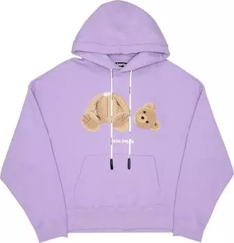 Худи Palm Angels Bear Hoodie 'Lilac/Brown', фиолетовый