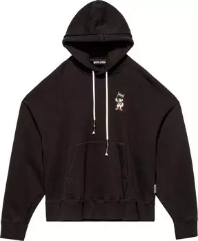 Худи Palm Angels Small Pirate Bear Hoodie 'Black', черный