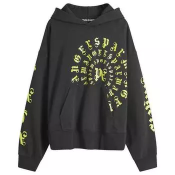 Худи Palm Angels Vertigo Popover Hoodie, черный