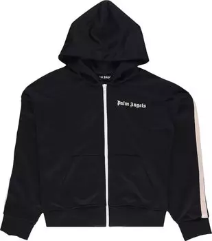 Худи Palm Angels Zip Track Hoodie 'Black', черный