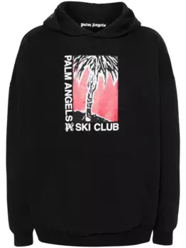 Худи Palm Ski Club PALM ANGELS, черный