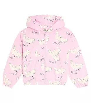 Худи Peace из хлопкового джерси Jellymallow, розовый