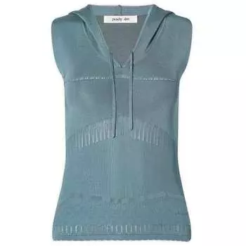 Худи Peachy Den Elsa Knit Hoodie, цвет Petrol