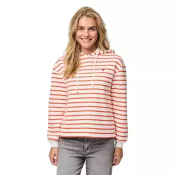 Худи Pieces Chilli Stripes, оранжевый
