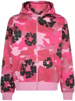 Худи Pink Camo Denim Tears, розовый