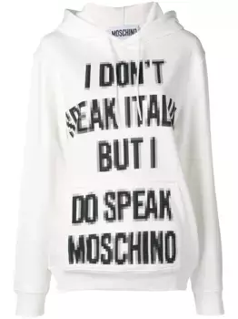 Худи Pixel Capsule Moschino, белый