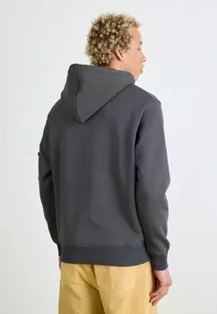 Худи Plate Hoody Alpha Industries, серый