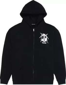 Худи Pleasures Bug Zip Up Hoodie 'Black', черный