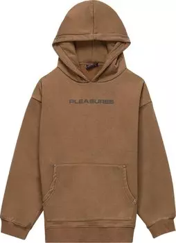 Худи Pleasures Burnout Dyed Hooded Sweatshirt 'Olive', зеленый