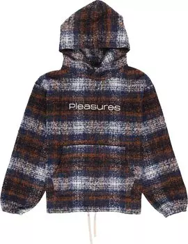Худи Pleasures Machinist Poncho Hoodie 'Brown/Blue', коричневый