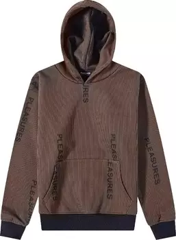 Худи Pleasures Mobile Pinstripe Hoodie 'Black', черный