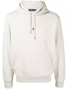 Худи Polo Pony из джерси Polo Ralph Lauren, серый