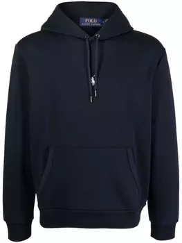 Худи Polo Pony из джерси Polo Ralph Lauren, синий