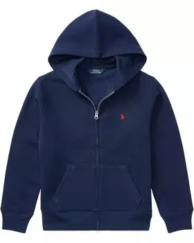 Худи Polo Ralph Lauren Kids Cotton-Blend-Fleece Hoodie, цвет Cruise Navy