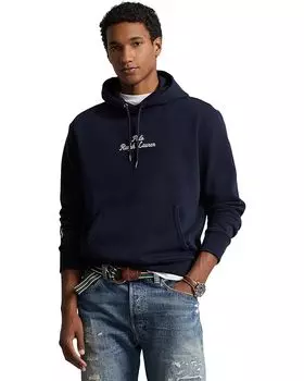 Худи Polo Ralph Lauren Logo Double-Knit, цвет Aviatr Nvy