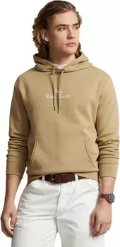 Худи Polo Ralph Lauren Logo Double-Knit Hoodie, хаки