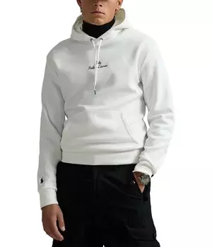 Худи Polo Ralph Lauren Logo Double-Knit Hoodie, цвет White 1