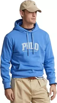 Худи Polo Ralph Lauren Logo Fleece Hoodie, синий