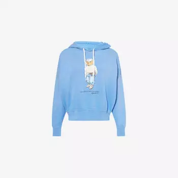 Худи Polo Ralph Lauren Polo Bear с принтом в виде логотипа, синий
