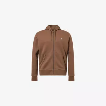 Худи Polo Ralph Lauren с вышитым логотипом, коричневый
