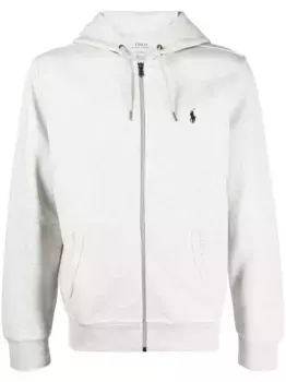 Худи Pony на молнии с логотипом POLO RALPH LAUREN, серый