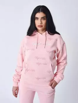Худи Project X Paris All-Over Signature, розовый