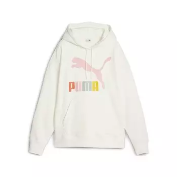 Худи Puma Classics Multi Color Logo TR, белый