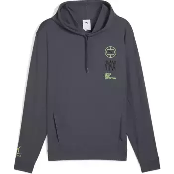 Худи Puma X Hyrox Cloudspun, серый
