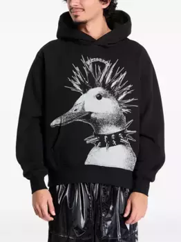 Худи Punk Duck Pleasures, черный