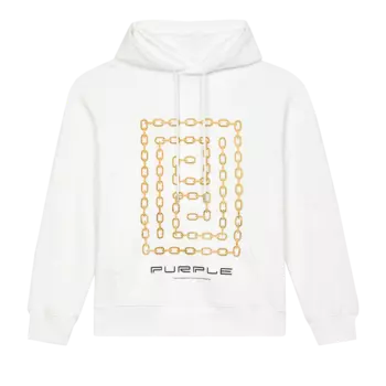 Худи PURPLE BRAND French Terry 'White', белый