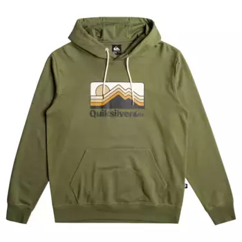 Худи Quiksilver Gradient Mount, зеленый