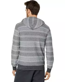 Худи Quiksilver Great Otway Pullover Hoodie, цвет Black Otway Stripe
