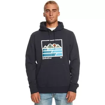 Худи Quiksilver Landscape Lines, синий