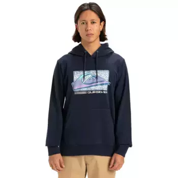 Худи Quiksilver Retro Fade, синий