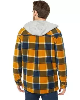 Худи Quiksilver Superswell Fleece Hoodie, цвет Buck Brown Flannel Plaid