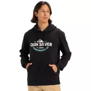 Худи Quiksilver Typed Out, черный