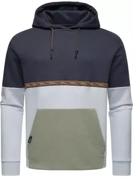 Худи ragwear Blocky Hoody, темно-синий