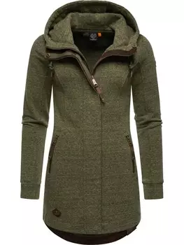 Худи Ragwear Zip-Up Hoodie Letty, темно-зеленый