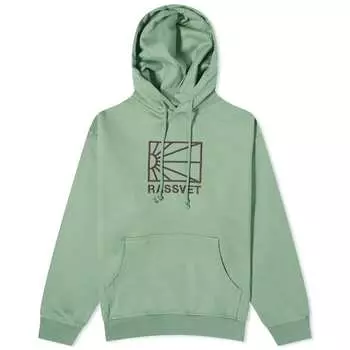 Худи Rassvet Washed Logo Pullover Hoodie, хаки