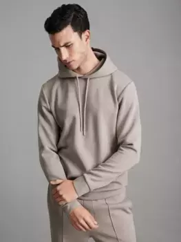 Худи Reiss Fabien Long Sleeve Interlock, цвет taupe