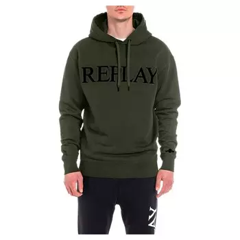 Худи Replay M6529.000.22890P, зеленый