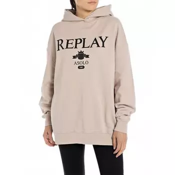 Худи Replay W3100B.000.23650P, бежевый