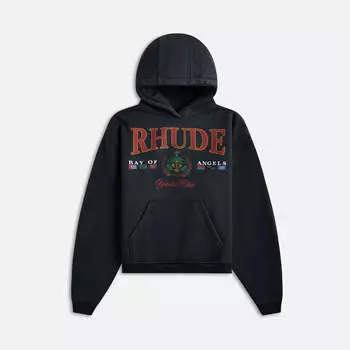 Худи Rhude Bay Of Angels Yacht Hoodie, цвет Vintage Black