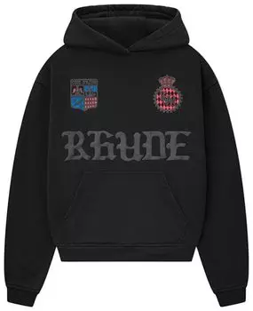 Худи Rhude Cte D'Azur Crest Hoodie 'Black', черный