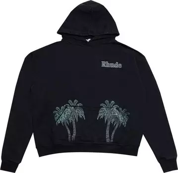Худи Rhude Port De Gustavia Hoodie 'Vintage Black', черный